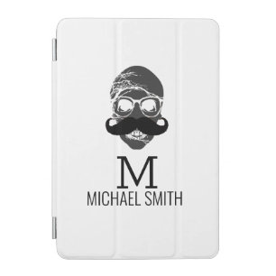 Funny Mustache Monogram #2 iPad Mini Cover