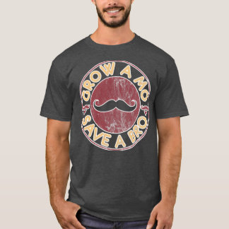 Funny Mustache Mustache Grow A Mo T-Shirt