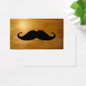 Funny Mustache on Shiny Wood Texture Background (Desk)
