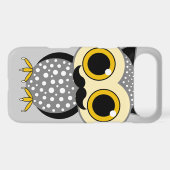 funny mustache owl Case-Mate iPhone case (Back (Horizontal))