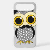 funny mustache owl Case-Mate iPhone case (Back)