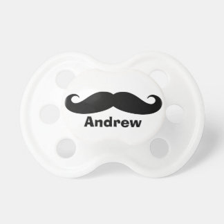 Funny mustache pacifier | soother binkie dummy