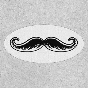Funny Mustache Patch