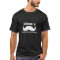 Funny Mustache Quote Dark T-Shirt