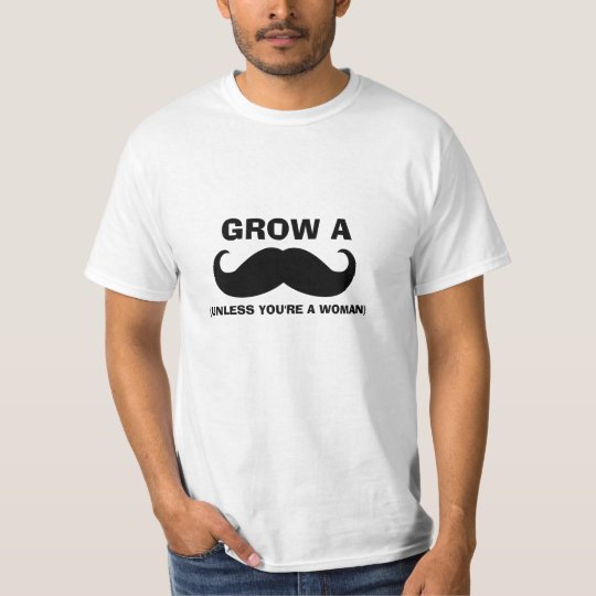 Funny Mustache Quote T-Shirt | Zazzle.com