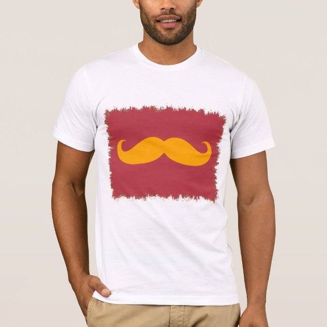Funny Mustache T-Shirt (Front)