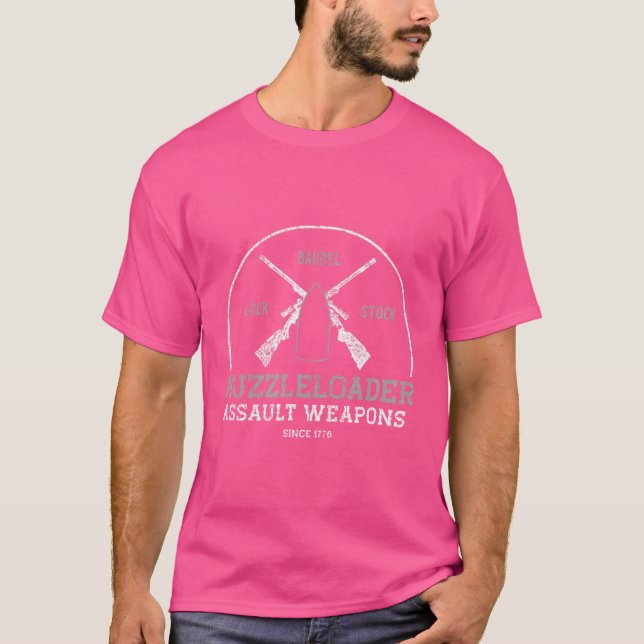 Funny Muzzleloader Accessories Long Range Rifle Sh T-Shirt (Front)