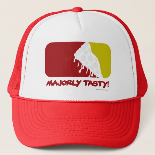 Funny MVP Fun Sports Pizza Leagues Logo Trucker Hat