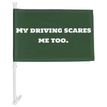 Funny "My driving scares me too"