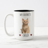 Funny My Favorite Child 2 Photo Custom Cat