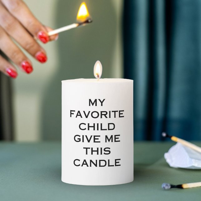Funny “My Favorite Child” Candle – Gift for Mom (Funny “My Favorite Child” Candle – Gift for Mom)