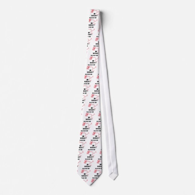 Funny My Last Nerve Neck Tie (Front)