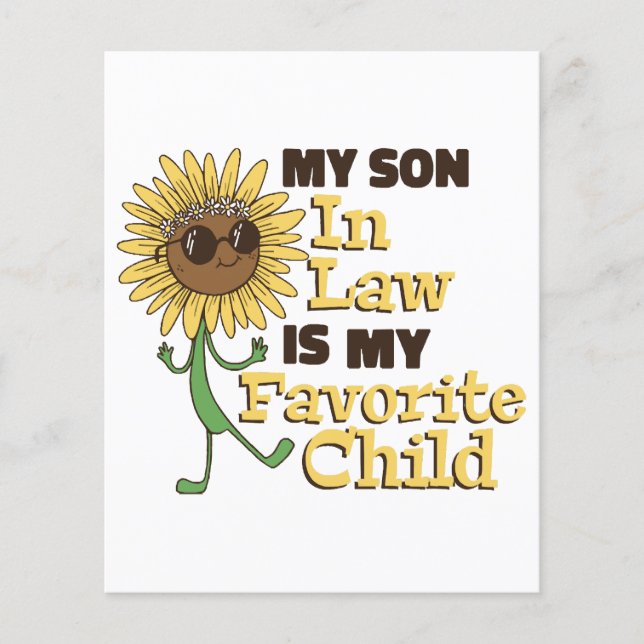 Funny My Son In Law Is My Favorite Child Family Ma (Front)