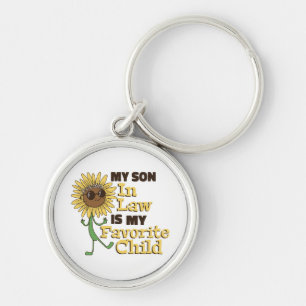 Funny My Son In Law Is My Favorite Child Family Ma Keychain