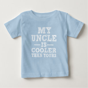 Funny My Uncle is Cooler than yours baby boy shirt