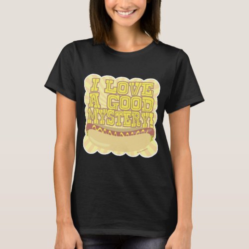 Funny Mystery Meat Hot Dog Motto T_Shirt