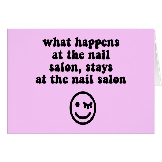 Funny nail salon cards (Front Horizontal)