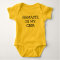Funny Namaste in my Crib baby shirt