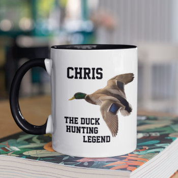 Funny Name Duck Hunting Legend Mallard Sports Mug by TheShirtBox at Zazzle
