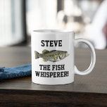 Funny Name Fishing Legend Largemouth Bass Sports Coffee Mug<br><div class="desc">"Add a Name" The Fishing Legend. A great gift for the laregmouth bass angler in your life who is skilled at catching the giant lunkers. This mug makes a great birthday,  Christmas,  and Anniversary gift.</div>