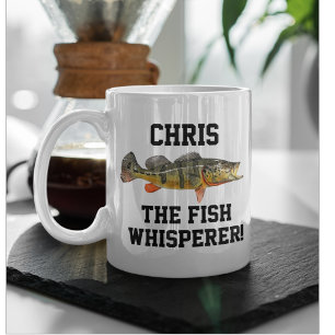Funny Name Peacock Bass Fish Whisperer Fishing Coffee Mug