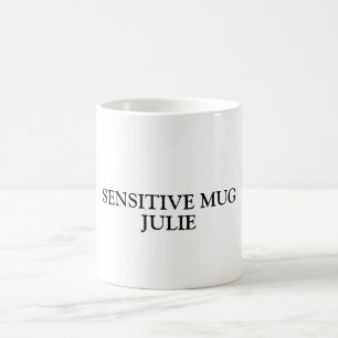 Funny names on coffee co workers sensitive mug