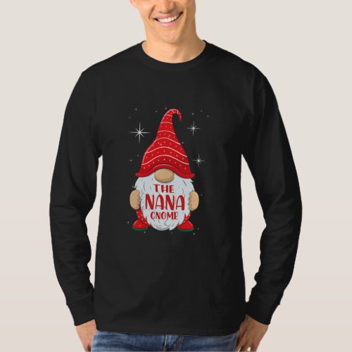 Funny Nana Gnome Family Matching Christmas  T_Shirt