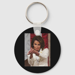 Funny Nancy Pelosi Clap Back Anti Trump Meme Tee Keychain
