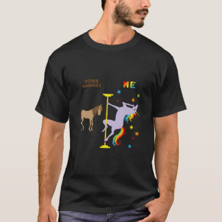 Funny Nanny Gift For Nannies Fabulous Rainbow Unic T-Shirt
