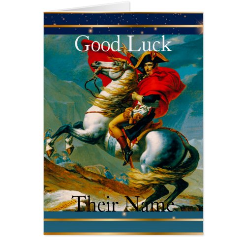 Funny Napoleon Good Luck Card