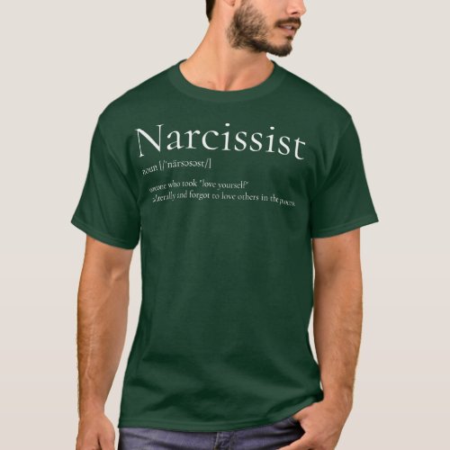 Funny Narcissist and disarming the narcissist moth T_Shirt