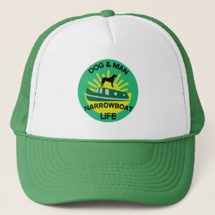 Funny Narrowboats   Canal Boats   British Cannel M Trucker Hat