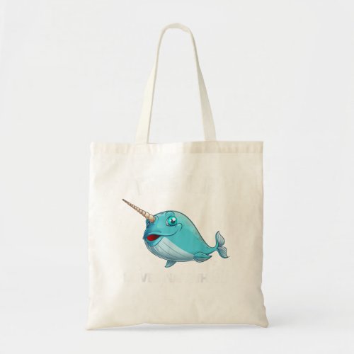Funny Narwhal Gift For Kids Boys Girl Sea Whale Fi Tote Bag