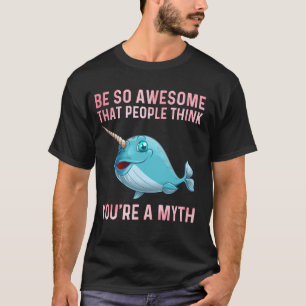 Funny Narwhal Gift For Men Women Sea Whale Fish Oc T-Shirt
