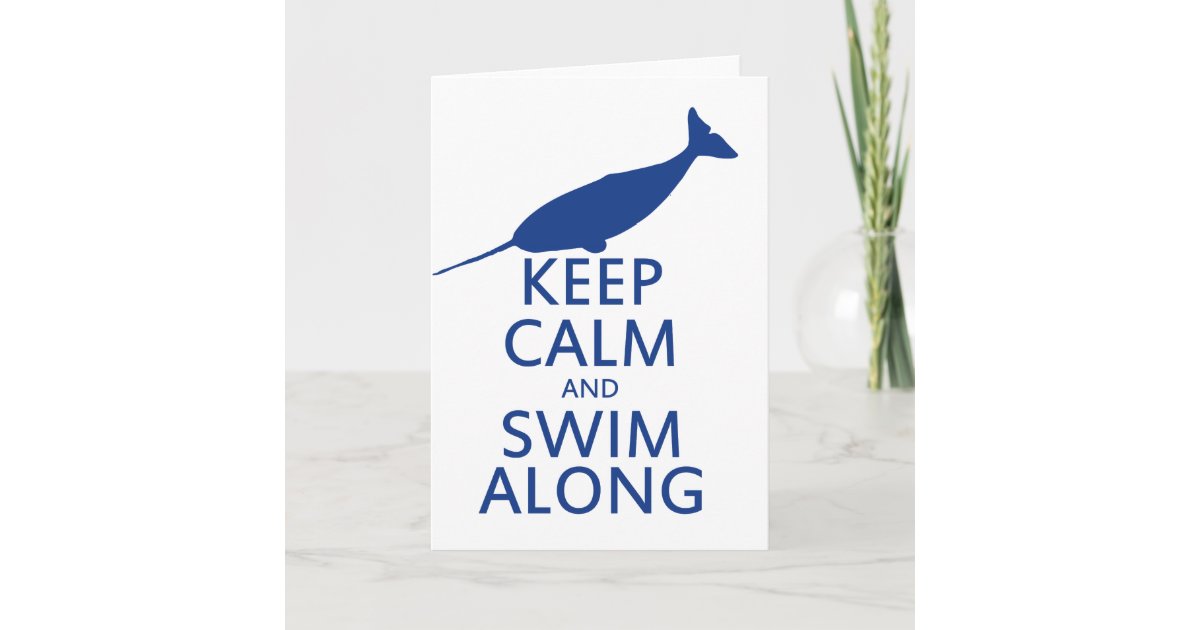 keep calm and love narwhals