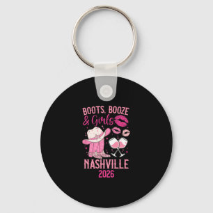 Funny Nashville Girls Trip 2026 Girls Vacation Nas Keychain