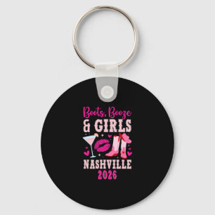 Funny Nashville Girls Trip 2026 Girls Vacation Nas Keychain