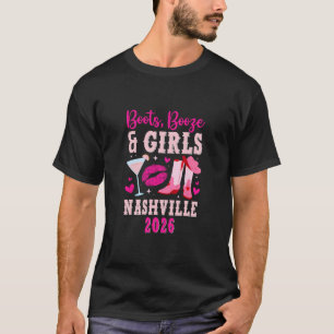 Funny Nashville Girls Trip 2026 Girls Vacation Nas T-Shirt