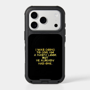 Funny Nasty Look Joke iPhone 17 Pro Case