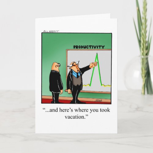 Funny National Bosss Day Card