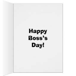 Funny National Boss’s Day Card 