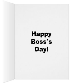 Funny National Boss’s Day Card 