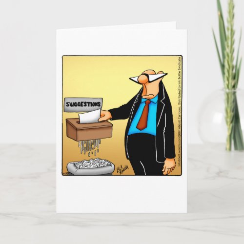 Funny  National Bosss Day Greeting Card