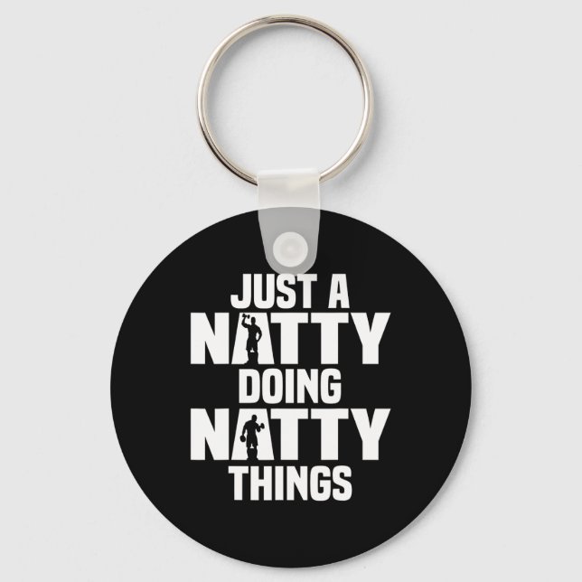 Funny Natty Things  Keychain (Front)