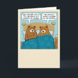 Funny Nature Calls for Sleeping Bears Birthday Card<br><div class="desc">Here's a cute and funny birthday card featuring a pair of bears in bed. Nature calls for one of the bears, so the thought of moving closer to the woods is brought up. Thanks for choosing this original design by © Chuck Ingwersen. I post my cartoons just about every day...</div>