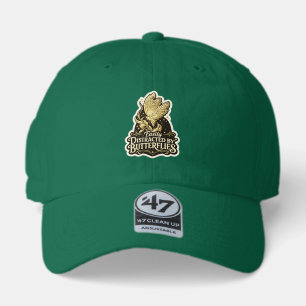Funny Nature Dad Hat   Gold Butterfly Baseball Cap