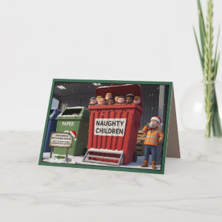 Funny naughty children card