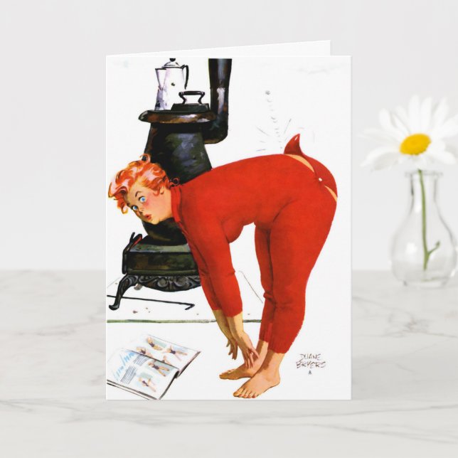 Rude Christmas Card For Wife Or Girlfriend - Gift Sack As Full As Ball - View #4
