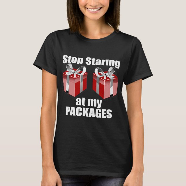 Funny Naughty Christmas Dirty Christmas T-Shirt (Front)