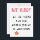 Funny Naughty Dirty Happy Birthday Card<br><div class="desc">A funny naughty and dirty happy birthday card with hilarious wishes and quotes. This birthday card can be a perfect birthday gift for him,  her,  men,  women,  boys,  girls,  husband,  wife,  boyfriend,  girlfriend,  best friend or any person who got some cake.</div>